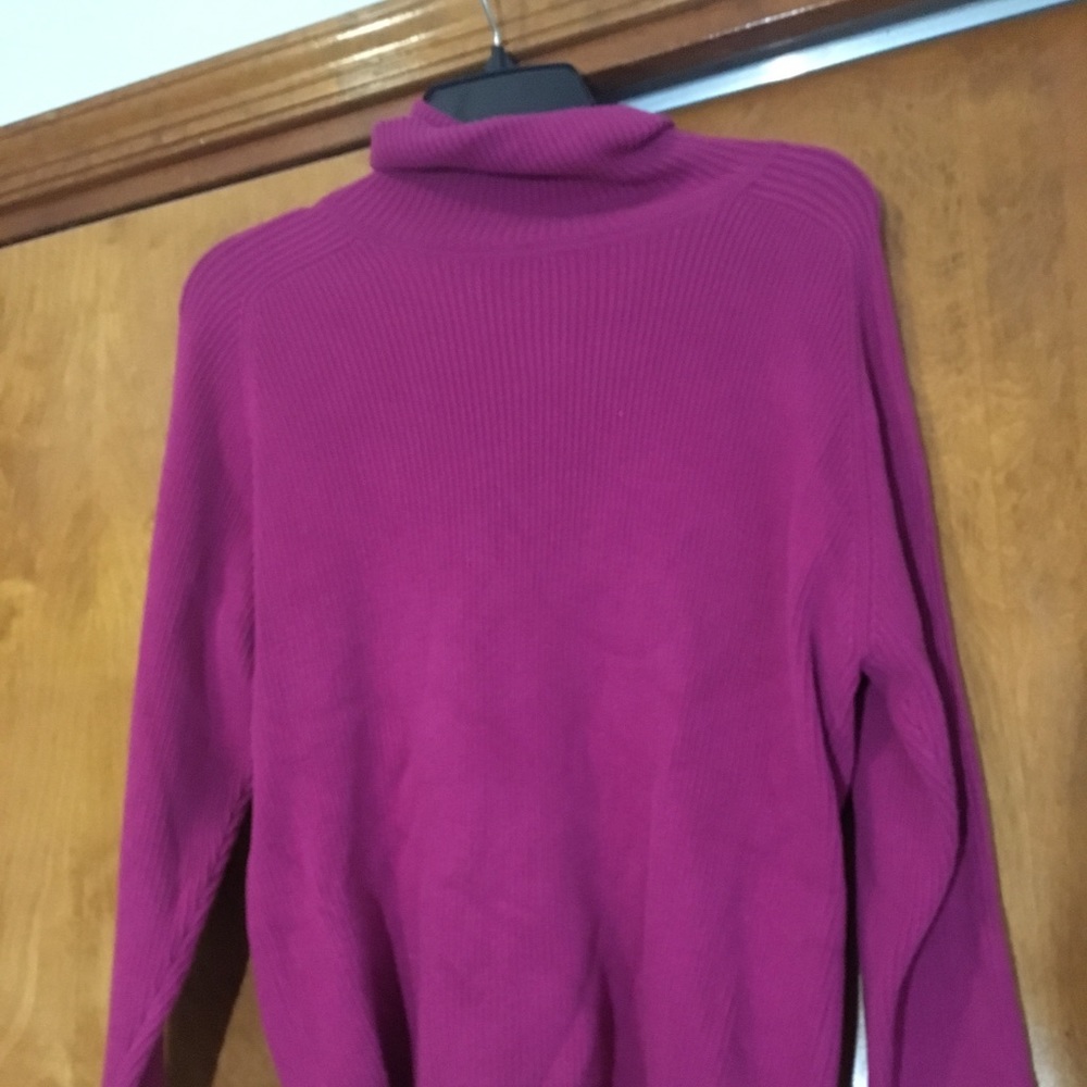 Magenta Turtle Neck